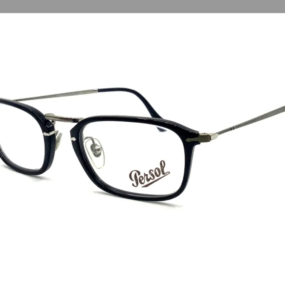 New PERSOL 3044-V BLACK Eyeglasses Handmade ITALY glasses 52-21-140 - Picture 15 of 16